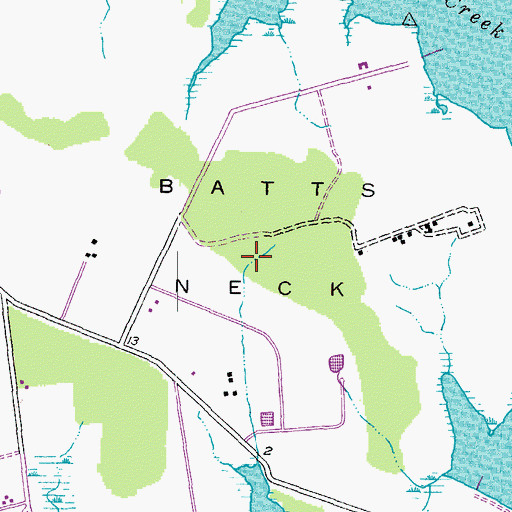Topographic Map of District 4, Kent Island, MD