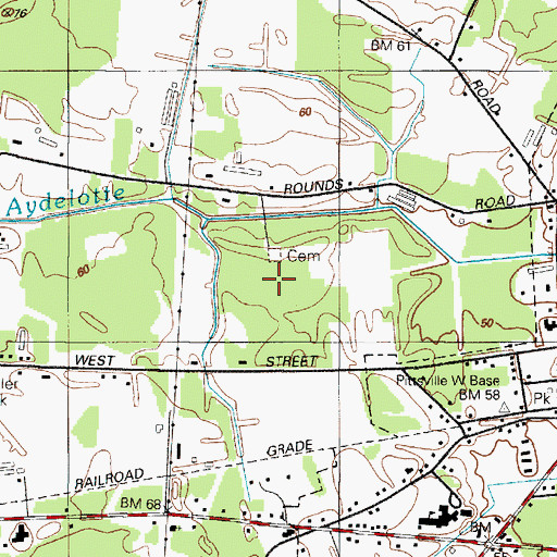 Topographic Map of District 4, Pittsburg, MD