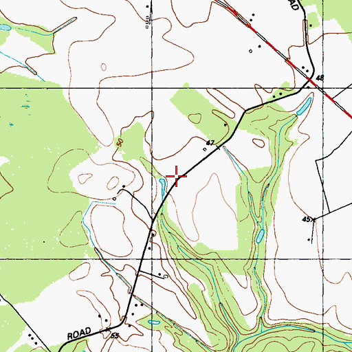 Topographic Map of District 4, Preston, MD