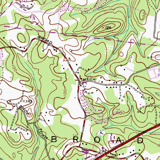 Topographic Map of District 5, MD