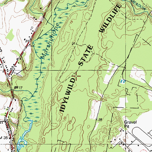 Topographic Map of District 5, Federalsburg, MD