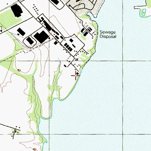 Topographic Map of District 6, Havre de Grace, MD