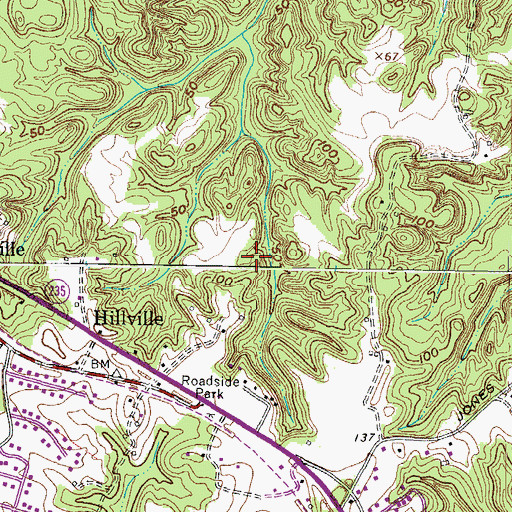 Topographic Map of District 6, Patuxent, MD