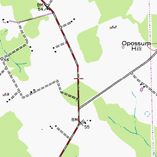 Topographic Map of District 8, American Corner, MD
