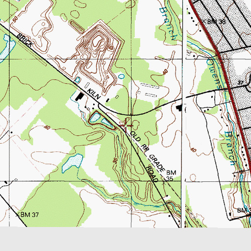 Topographic Map of District 9, Salisbury, MD