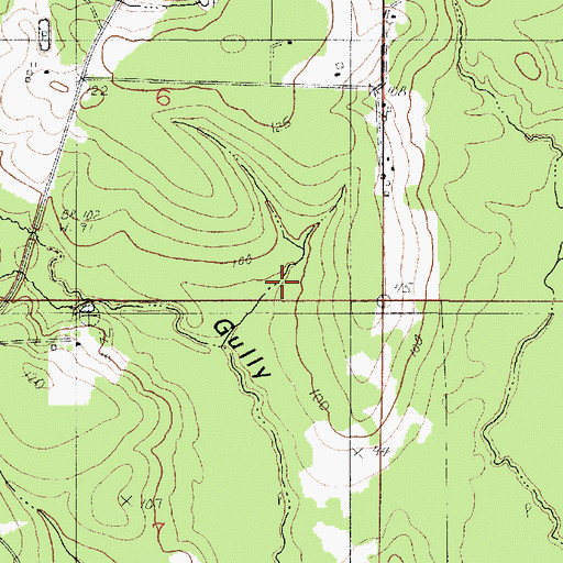 Topographic Map of Parish Governing Authority District 1, LA