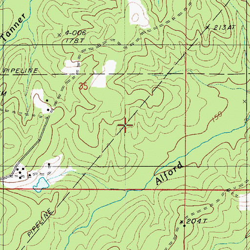Topographic Map of Parish Governing Authority District 1, LA