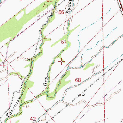 Topographic Map of Parish Governing Authority District 1, LA