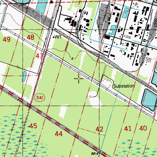 Topographic Map of Parish Governing Authority District 1, LA