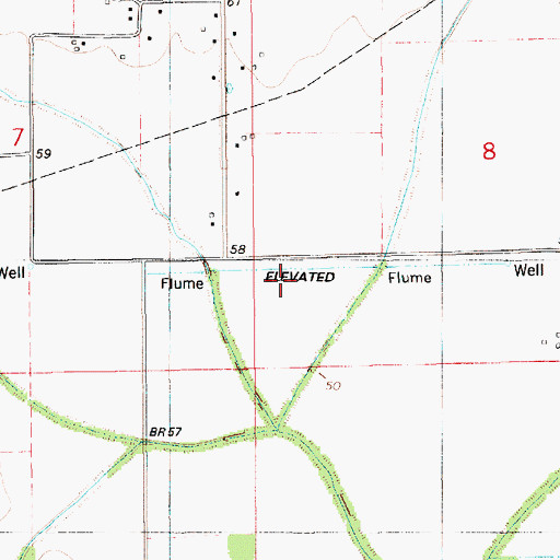 Topographic Map of Parish Governing Authority District 1, LA