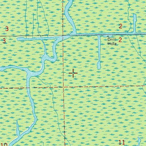 Topographic Map of Parish Governing Authority District 1, LA