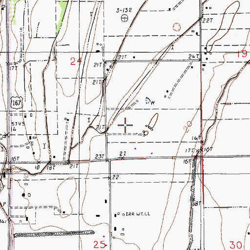 Topographic Map of Parish Governing Authority District 1, LA