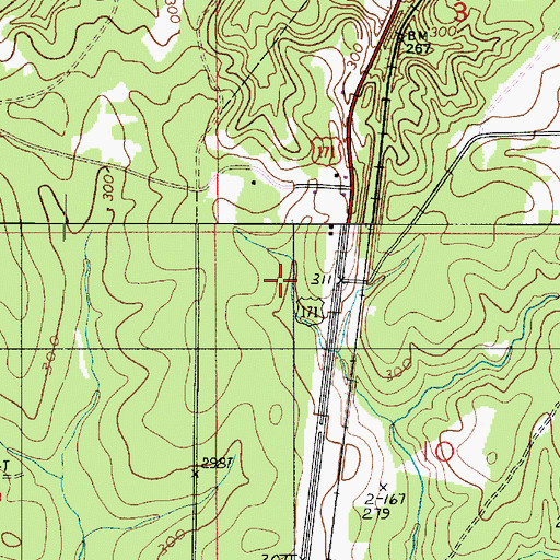 Topographic Map of Parish Governing Authority District 1, LA