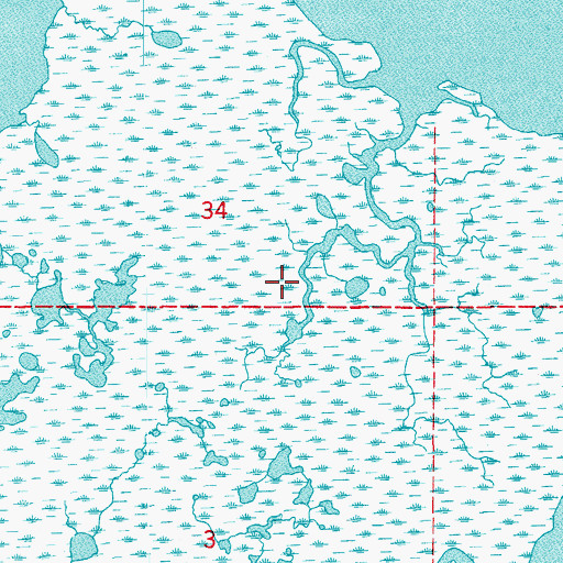 Topographic Map of Parish Governing Authority District 10, LA