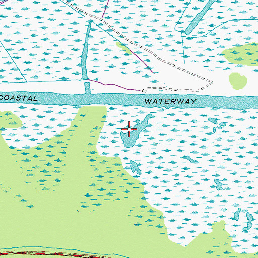 Topographic Map of Parish Governing Authority District 10 (historical), LA