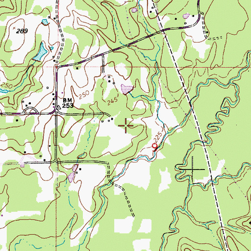Topographic Map of Parish Governing Authority District 10, LA