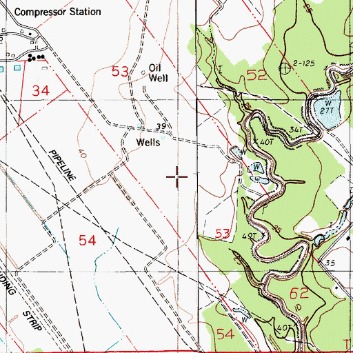 Topographic Map of Parish Governing Authority District 11 (historical), LA