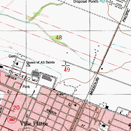Topographic Map of Parish Governing Authority District 11, LA