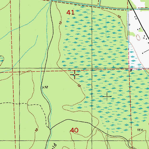 Topographic Map of Parish Governing Authority District 11, LA