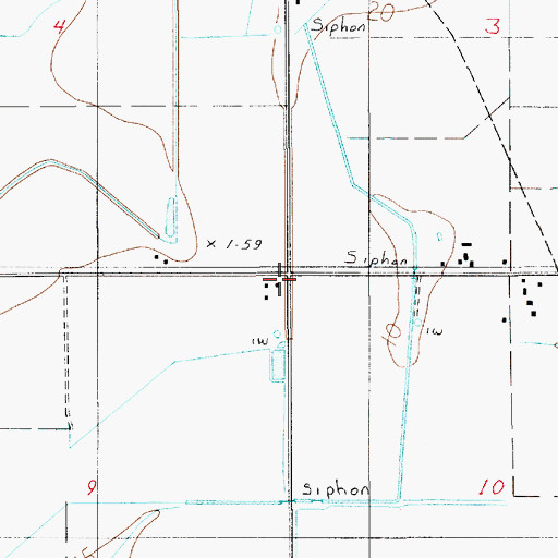 Topographic Map of Parish Governing Authority District 11, LA