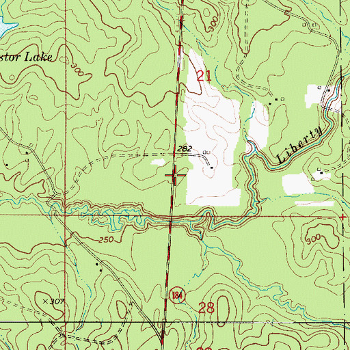 Topographic Map of Parish Governing Authority District 11, LA
