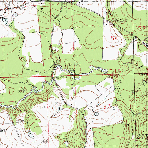 Topographic Map of Parish Governing Authority District 11 (historical), LA