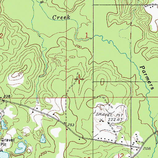 Topographic Map of Parish Governing Authority District 11, LA