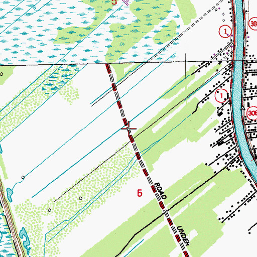 Topographic Map of Parish Governing Authority District 13 (historical), LA
