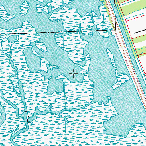 Topographic Map of Parish Governing Authority District 14 (historical), LA