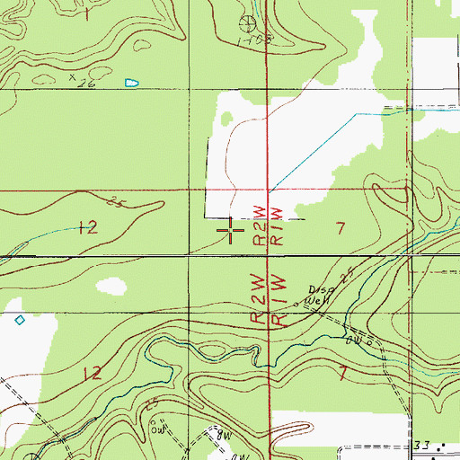 Topographic Map of Parish Governing Authority District 15 (historical), LA