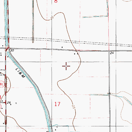 Topographic Map of Parish Governing Authority District 16 (historical), LA