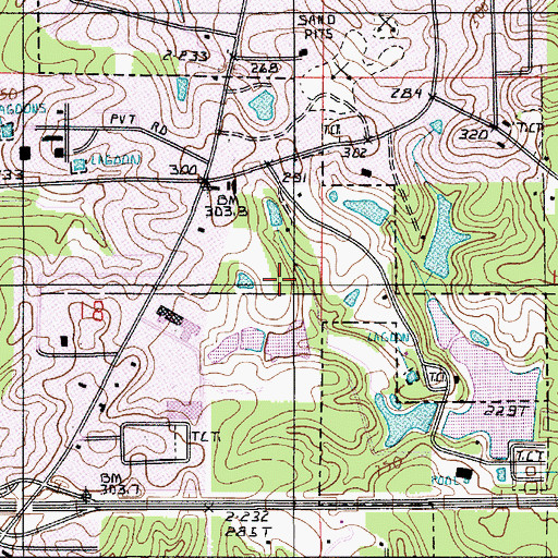 Topographic Map of Parish Governing Authority District 1C (historical), LA