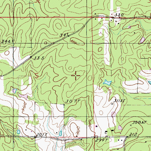 Topographic Map of Parish Governing Authority District 1F (historical), LA
