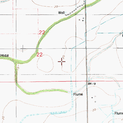 Topographic Map of Parish Governing Authority District 2, LA