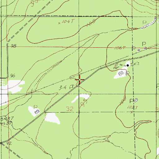Topographic Map of Parish Governing Authority District 2, LA