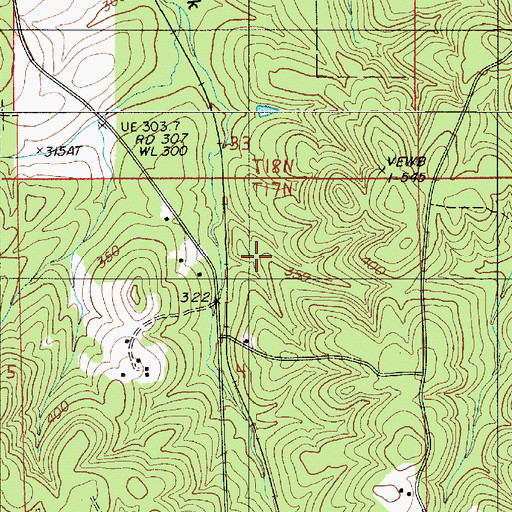Topographic Map of Parish Governing Authority District 2, LA