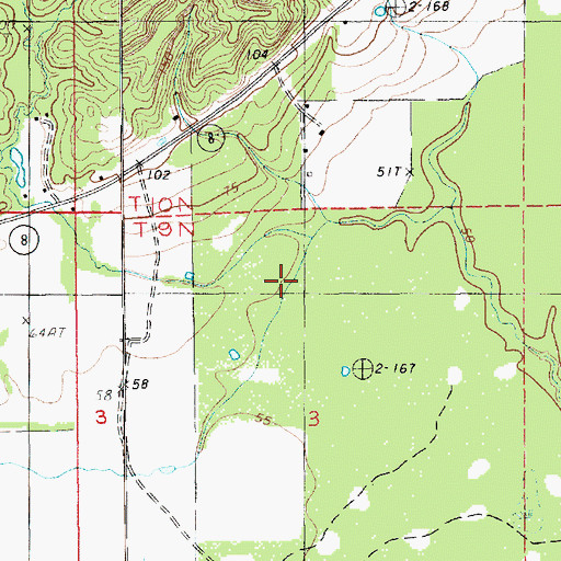 Topographic Map of Parish Governing Authority District 2, LA