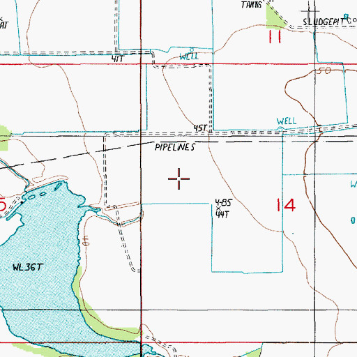 Topographic Map of Parish Governing Authority District 2, LA