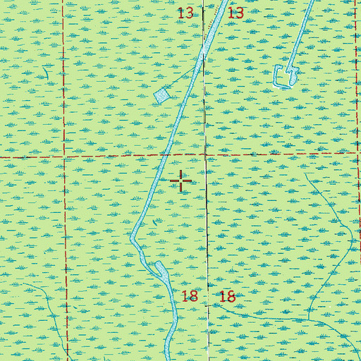 Topographic Map of Parish Governing Authority District 2, LA