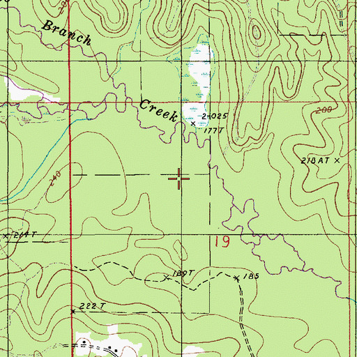 Topographic Map of Parish Governing Authority District 2, LA