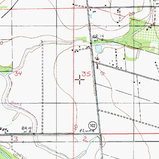 Topographic Map of Parish Governing Authority District 2, LA