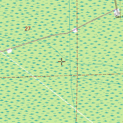 Topographic Map of Parish Governing Authority District 2, LA