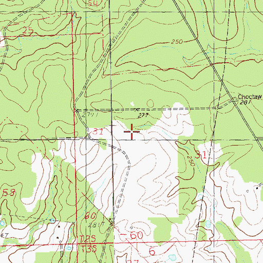 Topographic Map of Parish Governing Authority District 2, LA