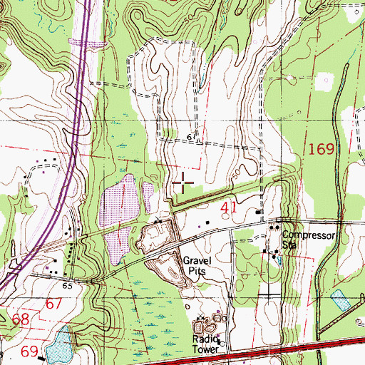 Topographic Map of Parish Governing Authority District 2, LA