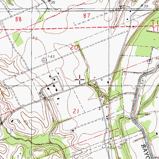 Topographic Map of Parish Governing Authority District 2, LA