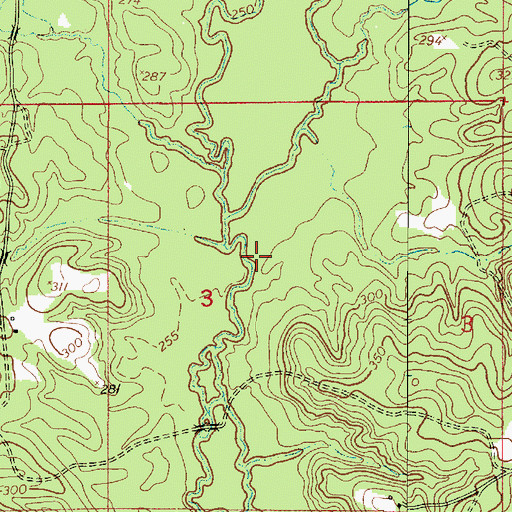 Topographic Map of Parish Governing Authority District 2, LA