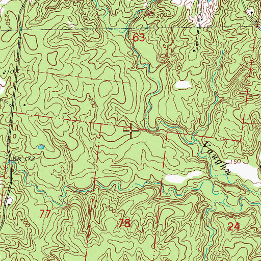 Topographic Map of Parish Governing Authority District 2 (historical), LA