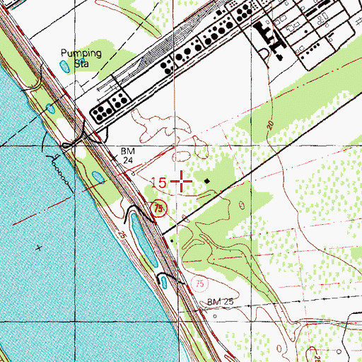 Topographic Map of Parish Governing Authority District 3, LA