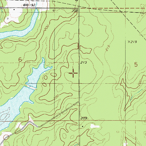 Topographic Map of Parish Governing Authority District 3, LA