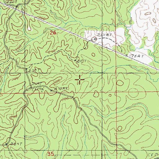 Topographic Map of Parish Governing Authority District 3, LA